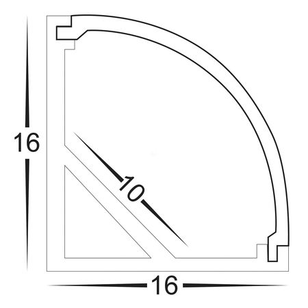 Corner Aluminium Profile