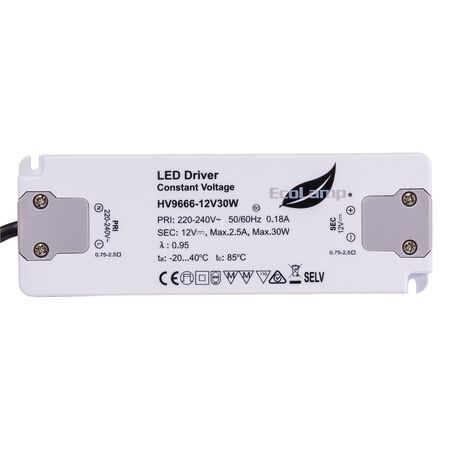 30w Indoor IP20 Constant Voltage LED Driver