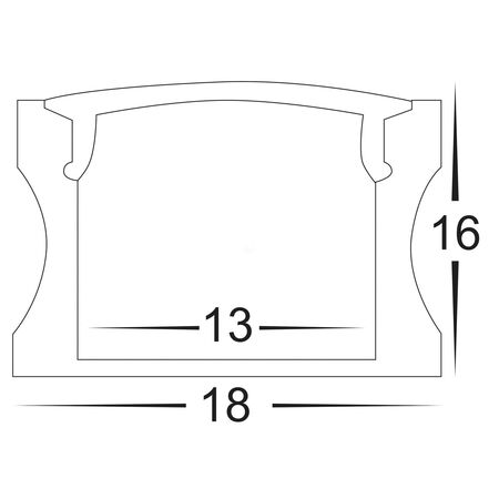 Deep Square Aluminium Profile