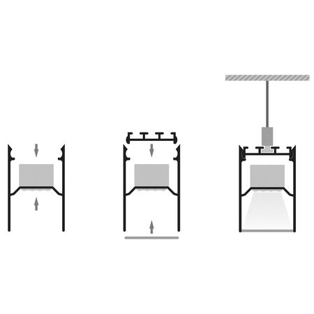 Deep Square Aluminium Profile