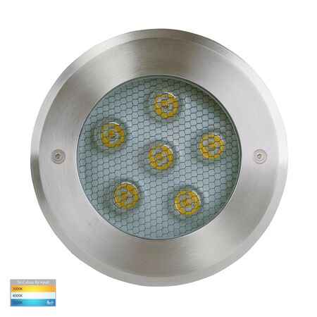 Split 316 Stainless Steel TRI Colour 5w LED Inground Light