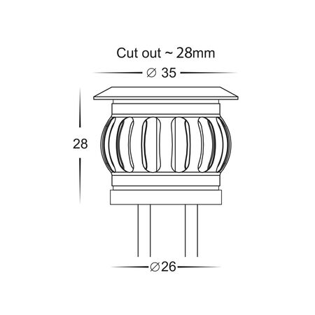 Flame 316 Stainless Steel RGBCW Deck Lights