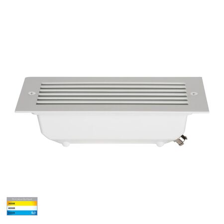 Bata White LED Brick Light with Grill