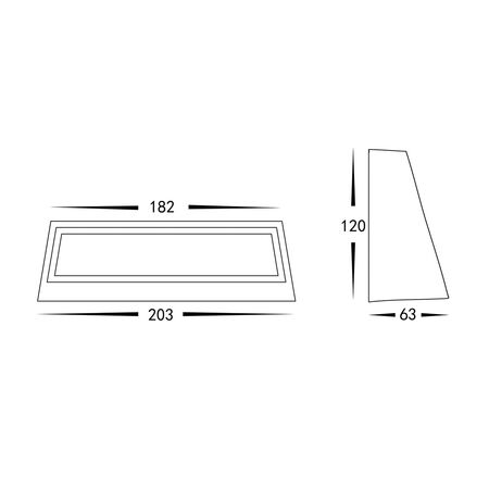 Shim White LED Step Lights