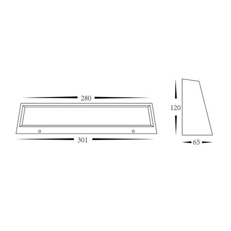 Shim Black LED Step Lights