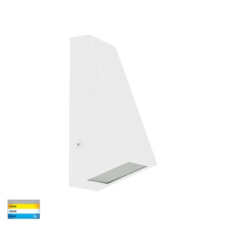 Taper White TRI Colour LED Wedge Wall Light