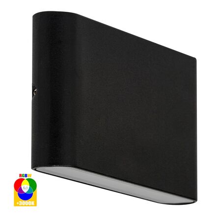 Lisse Black Up & Down RGBW LED Wall Light