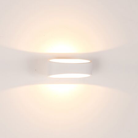 Luxe White TRI Colour Up & Down LED Wall Light