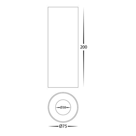 Nella White 7w Surface Mounted LED Downlight