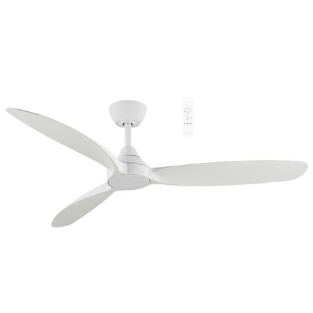 Seaforth DC 1320mm 3 ABS Blade WIFI & Remote Control Ceiling Fan Only Matt White