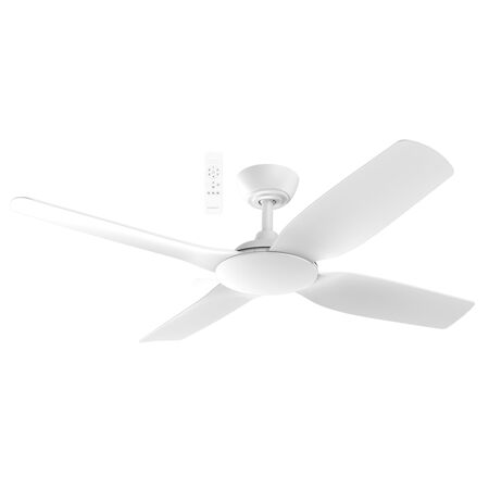 Viper DC 1220mm 4 Blade All ABS WIFI & Remote Control Ceiling Fan Only Matt White