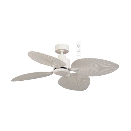 Kingston DC 1260mm 4 ABS Blade WIFI Remote Control Ceiling Fan Only Matt White