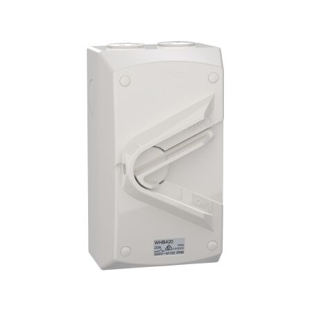 Weathershield
Switch
1-Gang, 4 Pole, 20A, 500VAC, IP66 | Resistant Grey