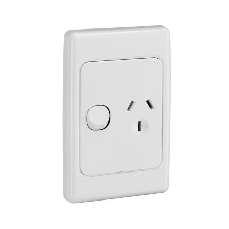 2000 Series
Switch Socket Outlet
250V, 10A, Vertical | White Electric