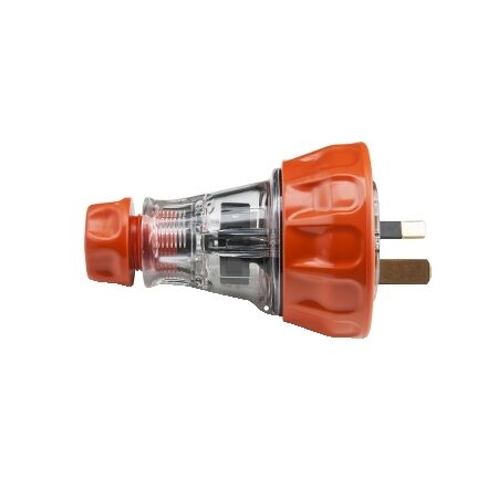 Clipsal - 56 Series, Plug Top, Straight, 3 Flat PIN, 15A, 250V, IP66
Electric Orange