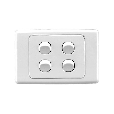 2000 Series
Flush Switch
4 Gang, 250VAC, 10A, Standard, Horizontal | White Electric