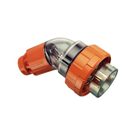 Clipsal - 56 Series, Angled Plug, IP66, 250V 20A - 3 Round Pins
Electric Orange