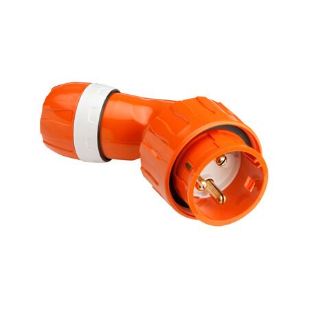 Clipsal - 56 Series, Angled Plug, IP66, 250V 32A - 3 Round Pins
Electric Orange