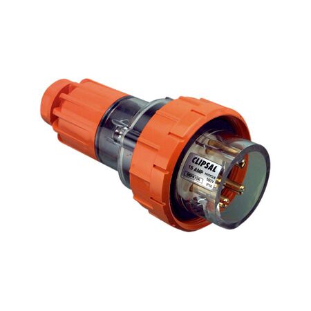 Clipsal - 56 Series, Straight Plug, 16A, 500V, IP66, Unique Key
Electric Orange