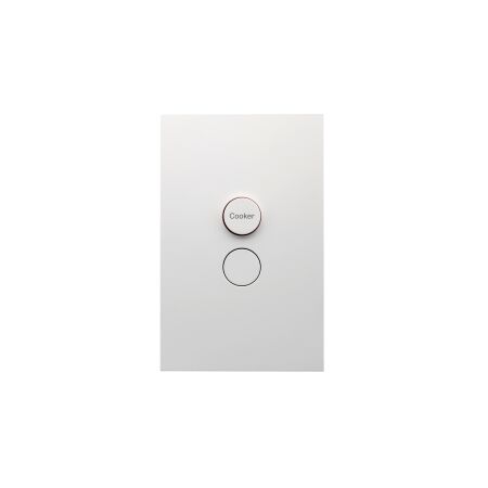 Saturn Zen, Cooker Switch Cover - Zen White