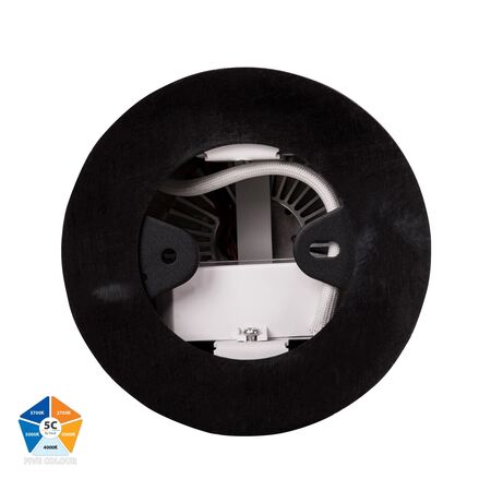 Nella Black 18w Surface Mounted LED Downlight