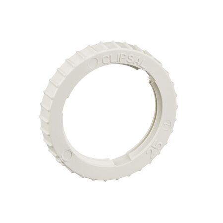 Clipsal - Cable Management, Screwed Lock Ring, PVC, 25mm - Grey