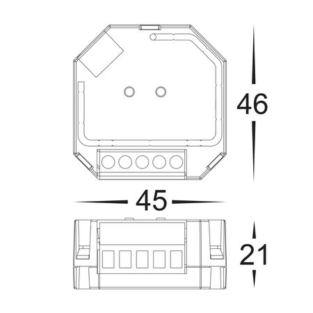 Zigbee Trailing edge dimmer