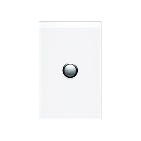 Saturn Series, Switch Cover, 1 Gang - Pure White