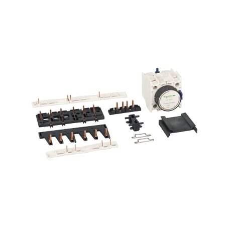 TeSys D, Kit for Star Delta Starter assembly of for 2 x Contactors LC1D25-D38 and star LC1D09-D18, with timer block