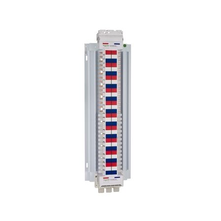 Acti9, SAU Chassis, 250A, 3Ph, 60 poles, 18mm for iC60 MCB and RCBO, dual feed