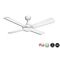 Lifestyle 1300mm 4 Blade White Fan Only